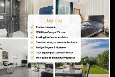 Image de Appt 3* | 2 cham. | parking | wifi| piscine | clim