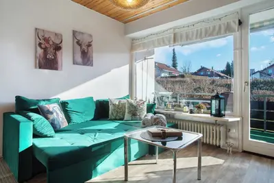 Image de Appartement \"Gute Zeit\" avec vue sur les montagnes, jardin privé et Wi-Fi