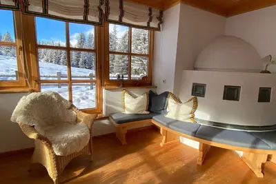 Image de Semi-detached house with breathtaking mountain view and close to the lift in the