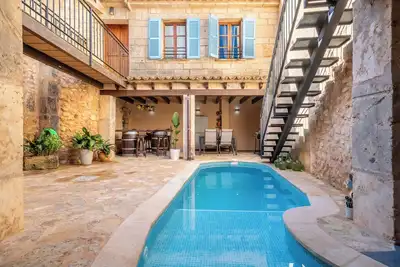 Image de Maison de campagne \"Cas Mercader\" avec piscine privée, Wi-Fi et climatisation