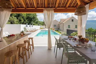 Image de Charming 3-bedroom Villa Emelie with fitness room, sauna and private pool