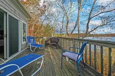 Image de Lakefront Stunning Cape Cod Views w Private Lake Beach - Backyard is the Lake!