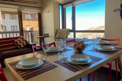 Hom | Depto Ski-Out en Valle Nevado Edif El Plomo