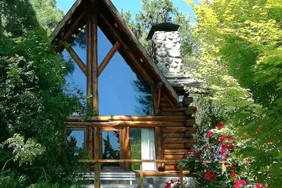 Image de Willow log cabin