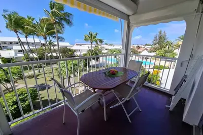 Image de Duplex climatisé au cœur de la Marina. Vue piscine, jardin et mer - Kaz Pitaya