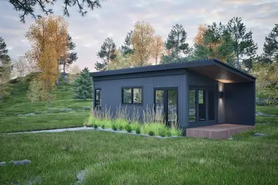 Image de Stylish One-Bedroom Cabin at Woods & Co Weddings + Events