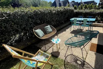 Image de Appartement avec jardin à 200m de la plage de Cabourg, idéal famille