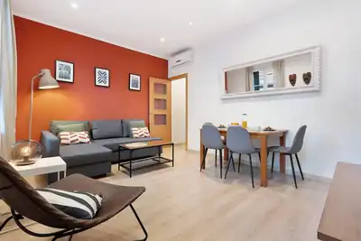 Image de Retraite moderne dans l'Eixample : Appartement élégant de 2 chambres à coucher dans le centre