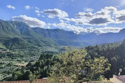 Image de Maison de vacances 'El Mirador Dels Ports' avec vue sur les montagnes, Wi-Fi et climatisation