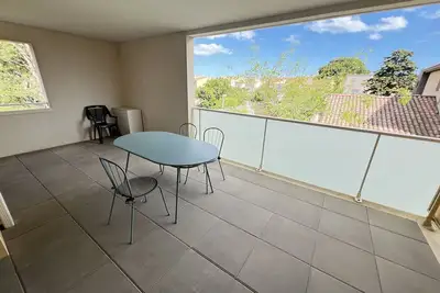 Image de Appartement climatisé 4 pers avec garage, proche plage & centre-ville