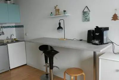 Studio cosy 3 pers, proche pistes, ski casier
