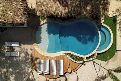 Image de New Jungle Villa at few minutes from the Beach.