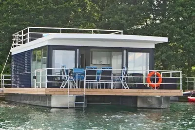 Image de Bateau-maison au bord du lac Nord de Xantener