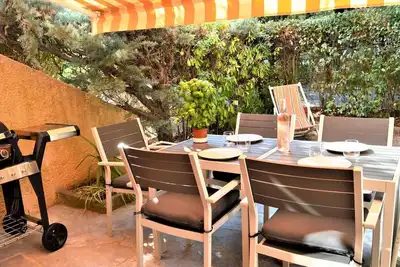 Image de Appartement 2p Climatisé avec Jardin et Parking près de la Mer