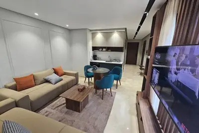 Image de Cozy studio in charming Casablanca near Cfc with Ac, WiFi. Enjoy your stay