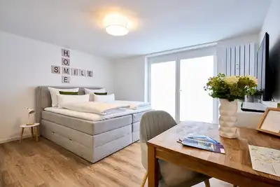 Image de ★ Liobablick Nr. 5 ★ Apartment with terrace - centrally located in Petersberg/Fulda