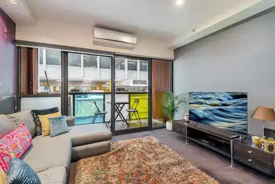 Image de Sleek & Central 2-Bed Apartment in Melbourne