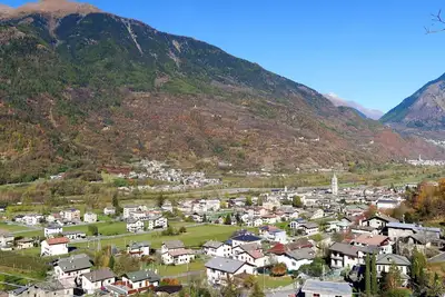 Agréable appartement dans une maison de vacances avec Wifi, climatisation, Tv, terrasse, parking