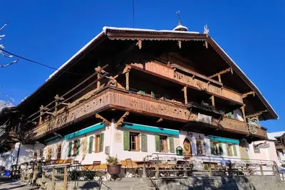 Image de Appartement 'Mühlfeldhof Z3' avec vue sur les montagnes, terrasse partagée et Wi-Fi