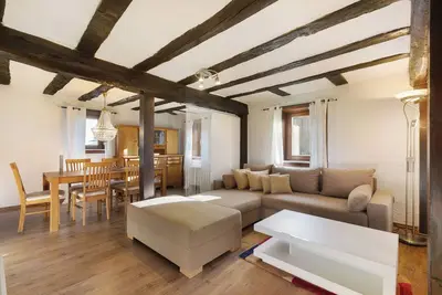 Image de Maison de vacances 'Gemütliches In Feldatal' avec jardin partagé, balcon et Wi-Fi