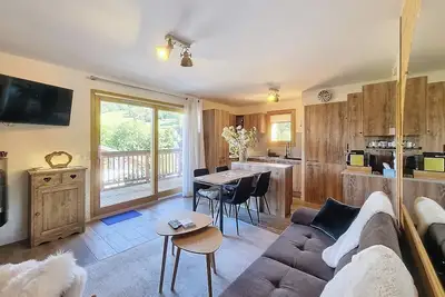 Image de Appartement standing à Combloux avec balcon et parking