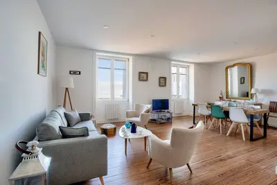 Image de Appartement vue mer, au pied de la plage pour 4