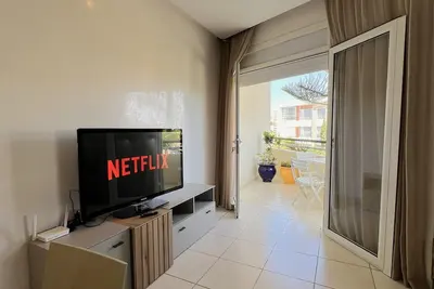 Appart Luxe 2 chambres, Bahia Golf Beach, Bouznika, Golf & Mer