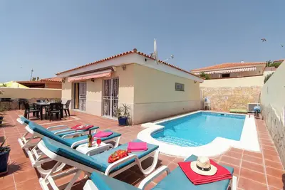 Villa Sunrise. Tranquil 2 Bedroom Villa. Private Heated Pool