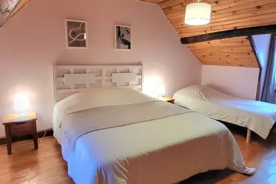 Image de Gîte Rosier 5 couchages avec piscine chauffée