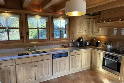 Image de Chalet, vue exceptionnelle, terrasse, balcon, parking, télévision, 150m², Combloux