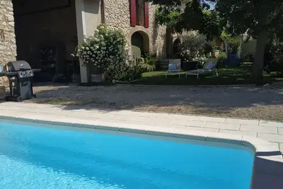 Image de Authentique Mas en Provence avec jardin, piscine. Maison de charme et caractère.