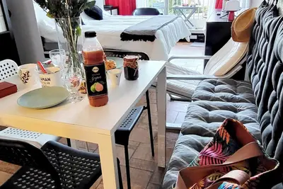 Image de La Croisière : Vue sur les bateaux, balcon, rénové, climatisé, parking, .