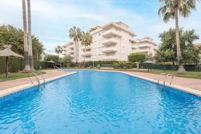 Image de Appartement 'En Canet' avec piscine partagée, Wi-Fi et climatisation