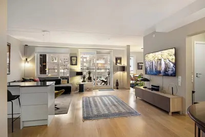 Image de Apartment with balcony and rooftop in central Oslo
