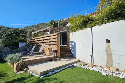 Mini villa T3 climatisée, vue mer, cosy & moderne