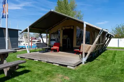 Image de Tente safari pour des vacances spéciales