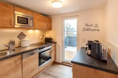 Image de Appartement \"Rhön\" avec terrasse partagée, jardin partagé et Wi-Fi