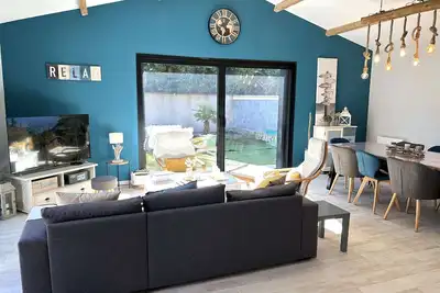 Image de Maison 5 pièces avec wifi, près plage et centre, Brem sur Mer