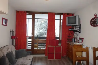 Image de Studio confortable 4 couchages avec balcon et parking au Sauze