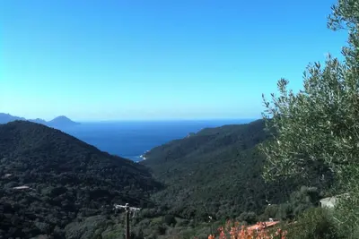 Image de Corse maison vue mer panoramique