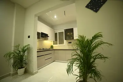 Image de The Sangam Nest by Nivaas, modern 3-bedroom apartment near Mahakumbh 2025