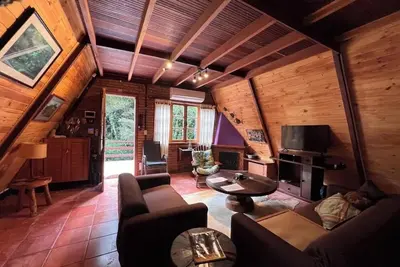 Image de Rustic chalet style house with kitchen for 2 couples or family close to the center