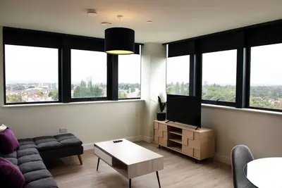 Appartement-One Bedroom with Parking-de Luxe-Vue sur la vallée-Salle de bain. . .