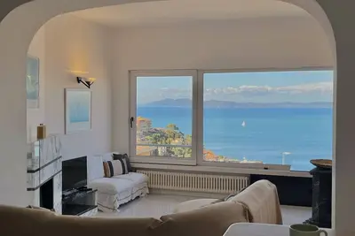 [porto santo stefano] sea view + parking lot