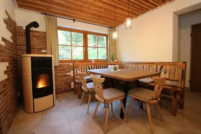 Image de Appartement 'Ferienwohnung Zirbenzapfen' avec terrasse privée et jardin privé