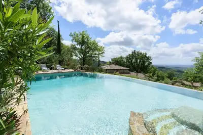 Image de Maison de vacances privée avec climatisation, Wifi, piscine privée, Tv, véranda, près de Sienne