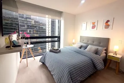 Cozy Loft with Alexa Technology, Usaquen View