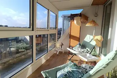 Bel appartement 4 pers avec parking Wifi au centre-ville de Perros-Guirec