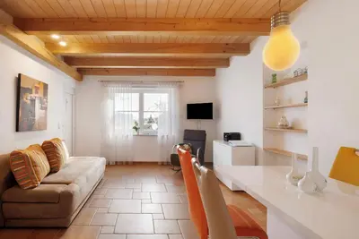 Image de Appartement 'Birkethof - Vue panoramique' avec vue sur la montagne, terrasse privée et Wi-Fi