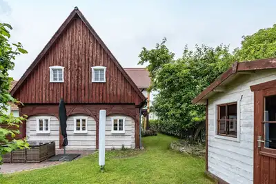 Image de Maison de vacances 'Oberlausitz Mit 160qm' avec terrasse partagée, jardin partagé et Wi-Fi